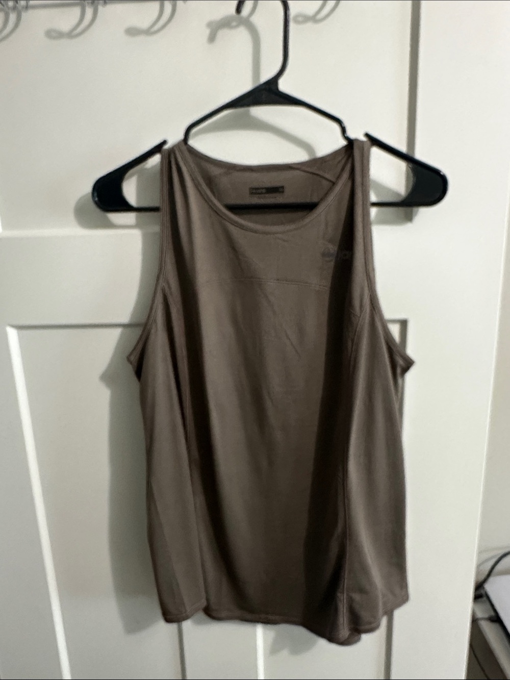 Janji Brown Performance Scoop Neck Tank